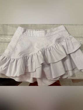 Girls' Ruffle Skort in Light Lavender
